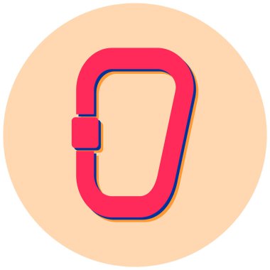 Mıknatıs Web simgesi basit illüstrasyon