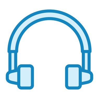Kulaklık. Web simgesi basit tasarım