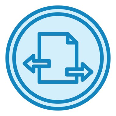 Modern simge vektör illüstrasyonunu aktar  