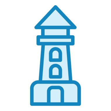 Light House modern simge vektör illüstrasyonu 