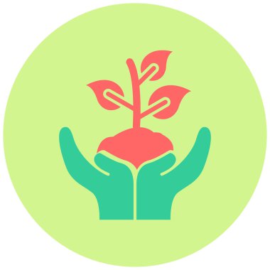 Santrali kurtar. Web simgesi basit illüstrasyon