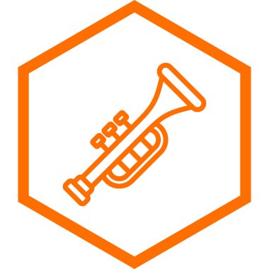 Modern müzik simgesinin vektör illüstrasyonu