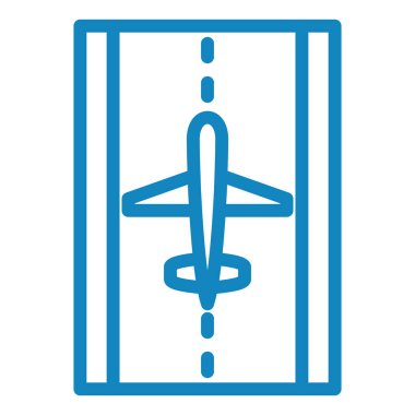 Uçak. Web simgesi basit tasarım