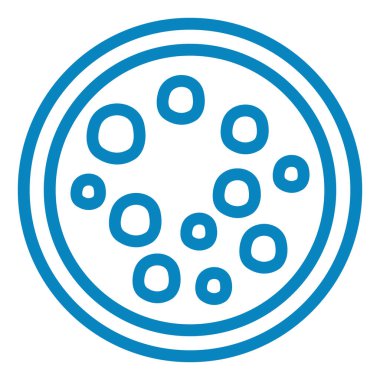 Pizza ikonu vektör illüstrasyonu