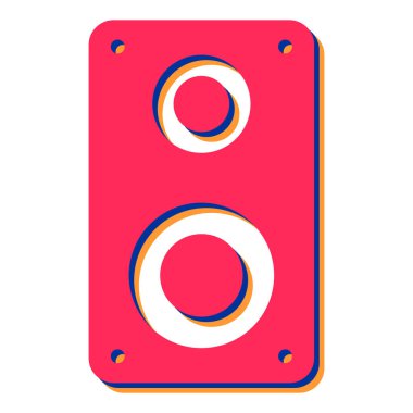 Müzik ikonu. vektör illüstrasyonu