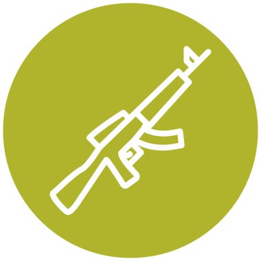 askeri bıçak simgesi, vektör illüstrasyonu