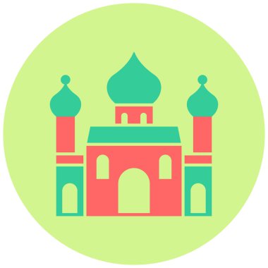 Ortodoks Kilisesi. Web simgesi basit illüstrasyon