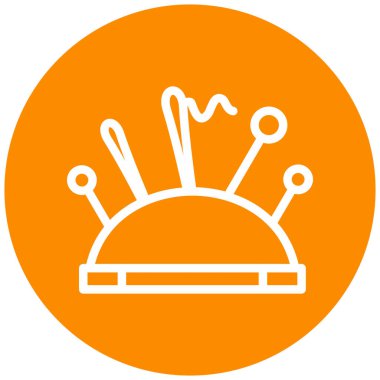 Bir koni simgesinin vektör illüstrasyonu