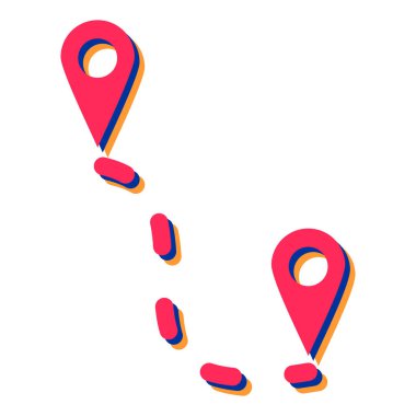 harita işaretleyici, pin, konum, işaretleyici, GPS, navigasyon, rota ve diğer düz renk simgesi