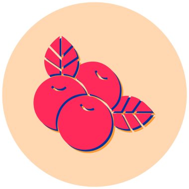 Tek izole üzümlerin vektör çizimi