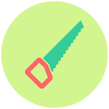 Gördüm. Web simgesi basit illüstrasyon