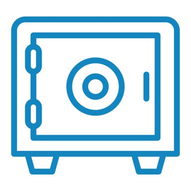 güvenli düz vektör simgesi