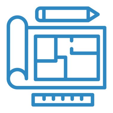 Şablon web simgesi basit illüstrasyon