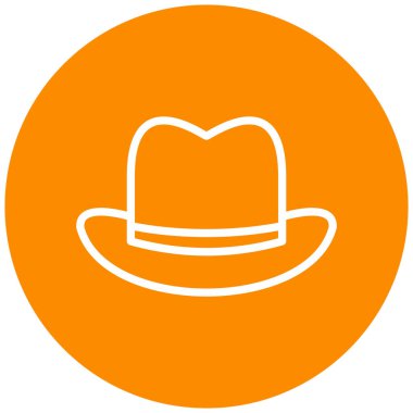 Şapka. Web simgesi basit illüstrasyon