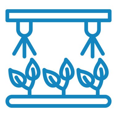 bitki vektörü simgesi modern basit tasarım