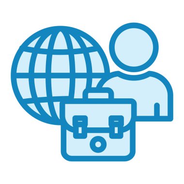 Uluslararası İş Vektörü illüstrasyonu