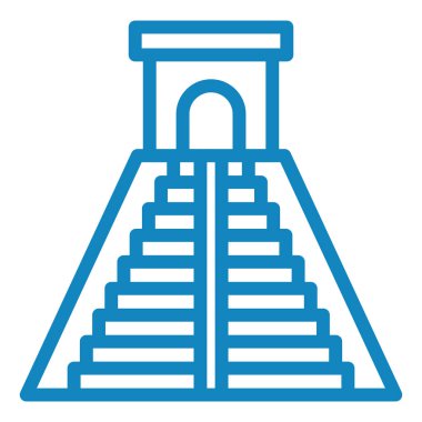 Merdivenler. Web simgesi basit illüstrasyon