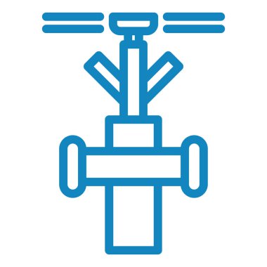 bitki simgesi vektörü. İnce çizgi işareti. izole edilmiş sınır sembolü çizimi