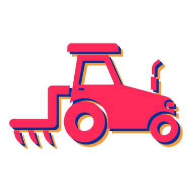 Oyuncak bir arabanın vektör illüstrasyonu