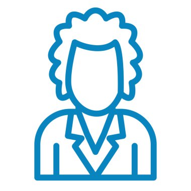 avatar. Web simgesi basit illüstrasyon