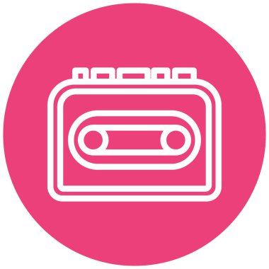 kaset teyp vektör simgesi