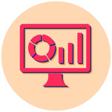 İş grafiği vektör illüstrasyonu