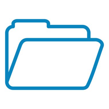 Dosya. Web simgesi basit illüstrasyon