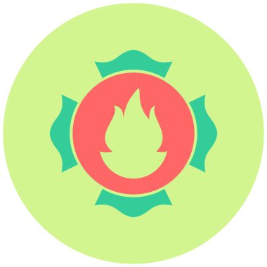 Amblem vektör simgesi