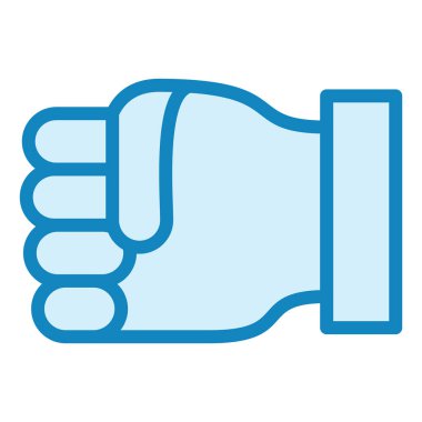 Modern simge vektör illüstrasyonunu yumrukla  