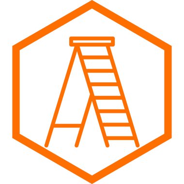 İnşaat. Web simgesi basit illüstrasyon