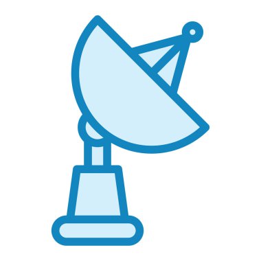 Uydu anteni. Basit resimleme
