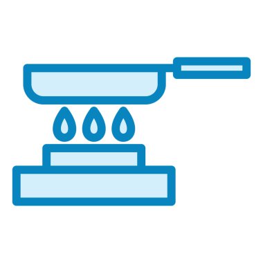 Tava. Web simgesi basit illüstrasyon 