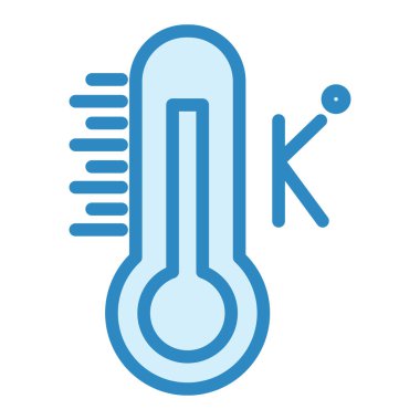 termometre simgesi vektör illüstrasyonu