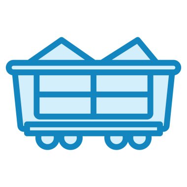 Vagon. Web simgesi basit tasarım