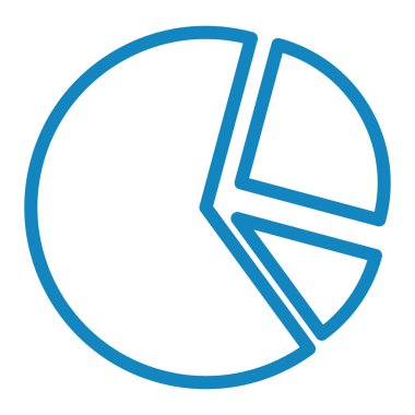 Pasta çizelgesi. Web simgesi