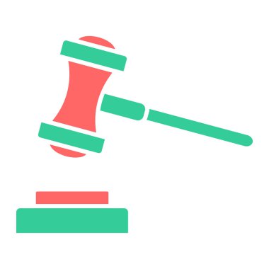 Açık arttırma. Web simgesi basit illüstrasyon