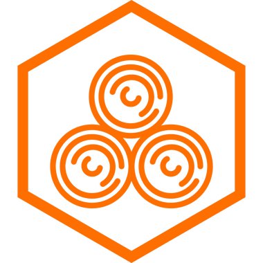 Balık simgesinin vektör illüstrasyonu