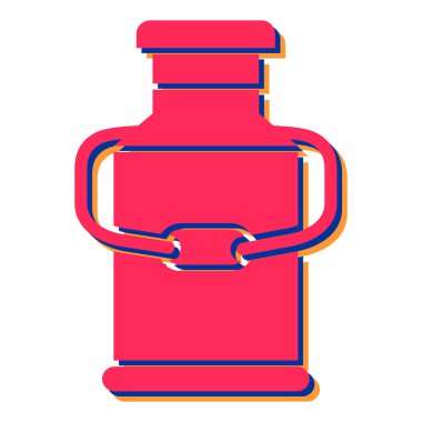 Termos çanta ikonu. vektör illüstrasyonu