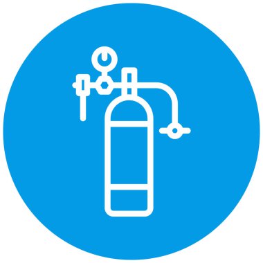 Yangın söndürme simgesi, vektör illüstrasyonu