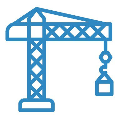 Vinç. Web simgesi basit tasarım