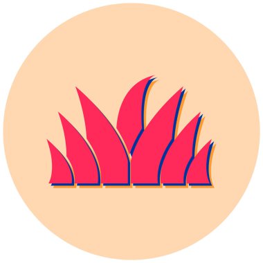 Bush simgesinin vektör illüstrasyonu