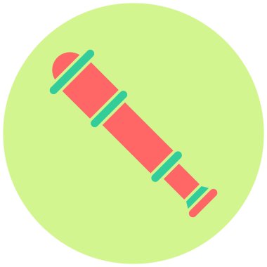 Spyglass simgesinin vektör illüstrasyonu