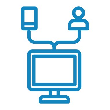 ağ paylaşım simgesi çizimi