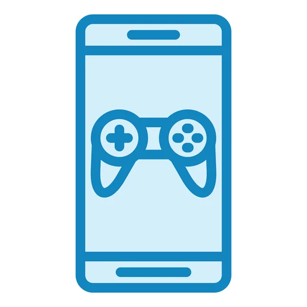 Mobile Game Web Icon Simple Illustration — Stock Vector