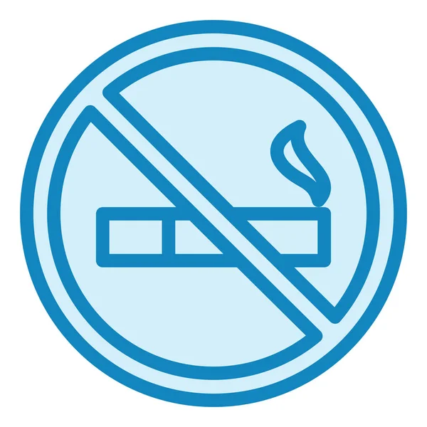 Smoking Modern Icon Vector Illustration — Stockvektor