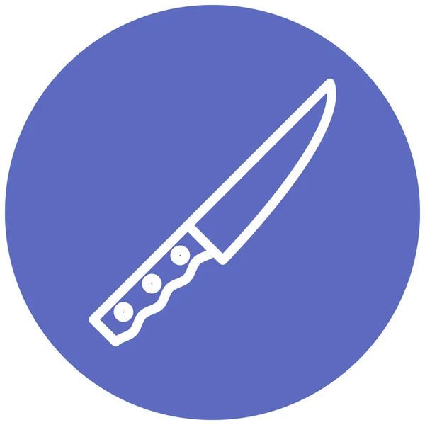 Knife Vector Icon Modern Simple Illustration — Stock Vector