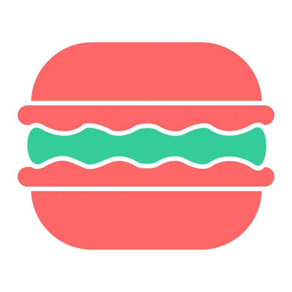 Burger Icon Vector Illustration — Stock Vector
