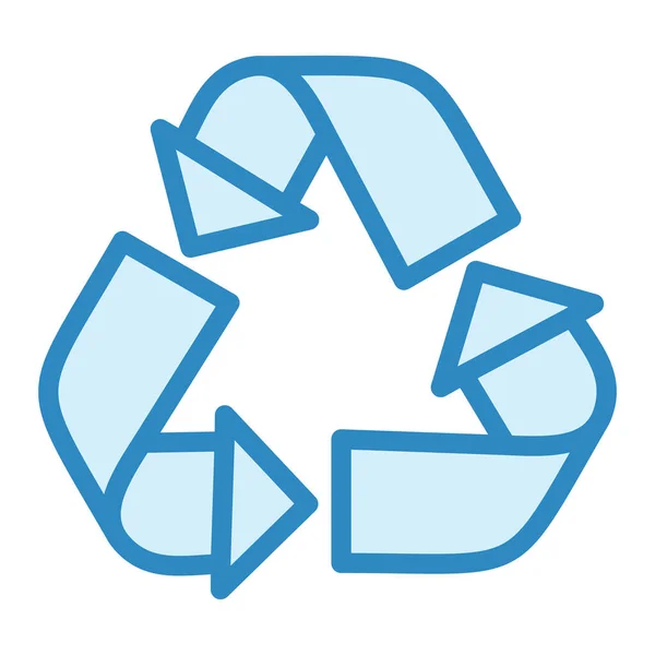 Recycler Illustration Vectorielle Icône — Image vectorielle