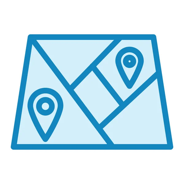 Localizador Mapas Ícone Web — Vetor de Stock