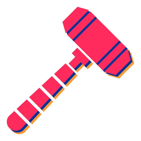 Vector Illustration Hammer Icon — Stock Vector